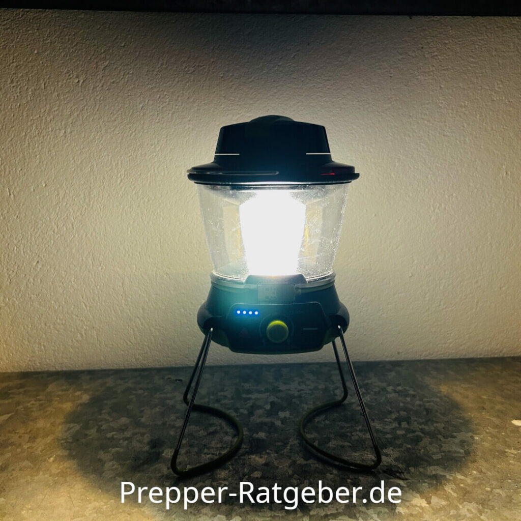 Blackout Liste: Beleuchtung mit Goal Zero Laterne