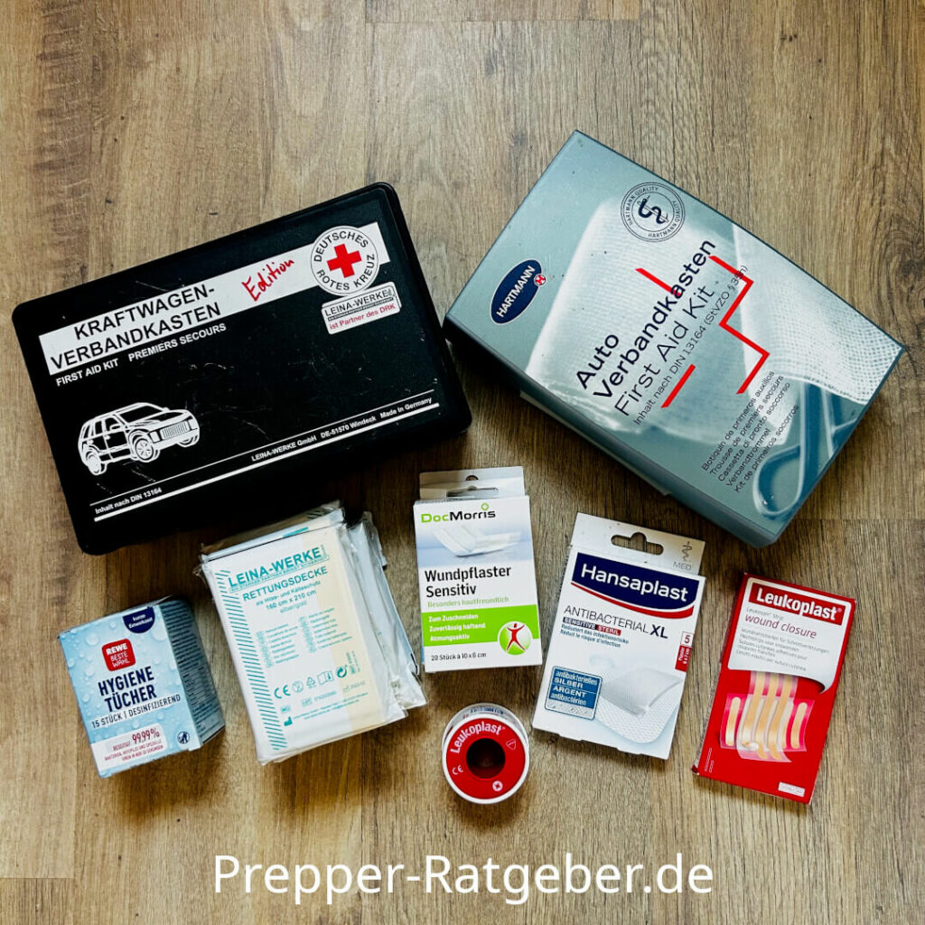 Blackout Liste: Wichtiges Erste Hilfe Material