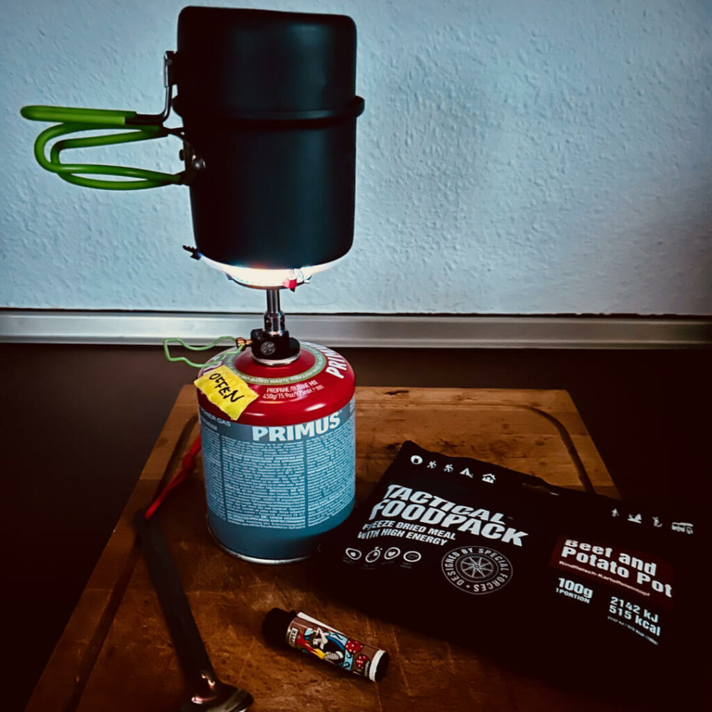 Blackout Liste - Kochen ohne Strom